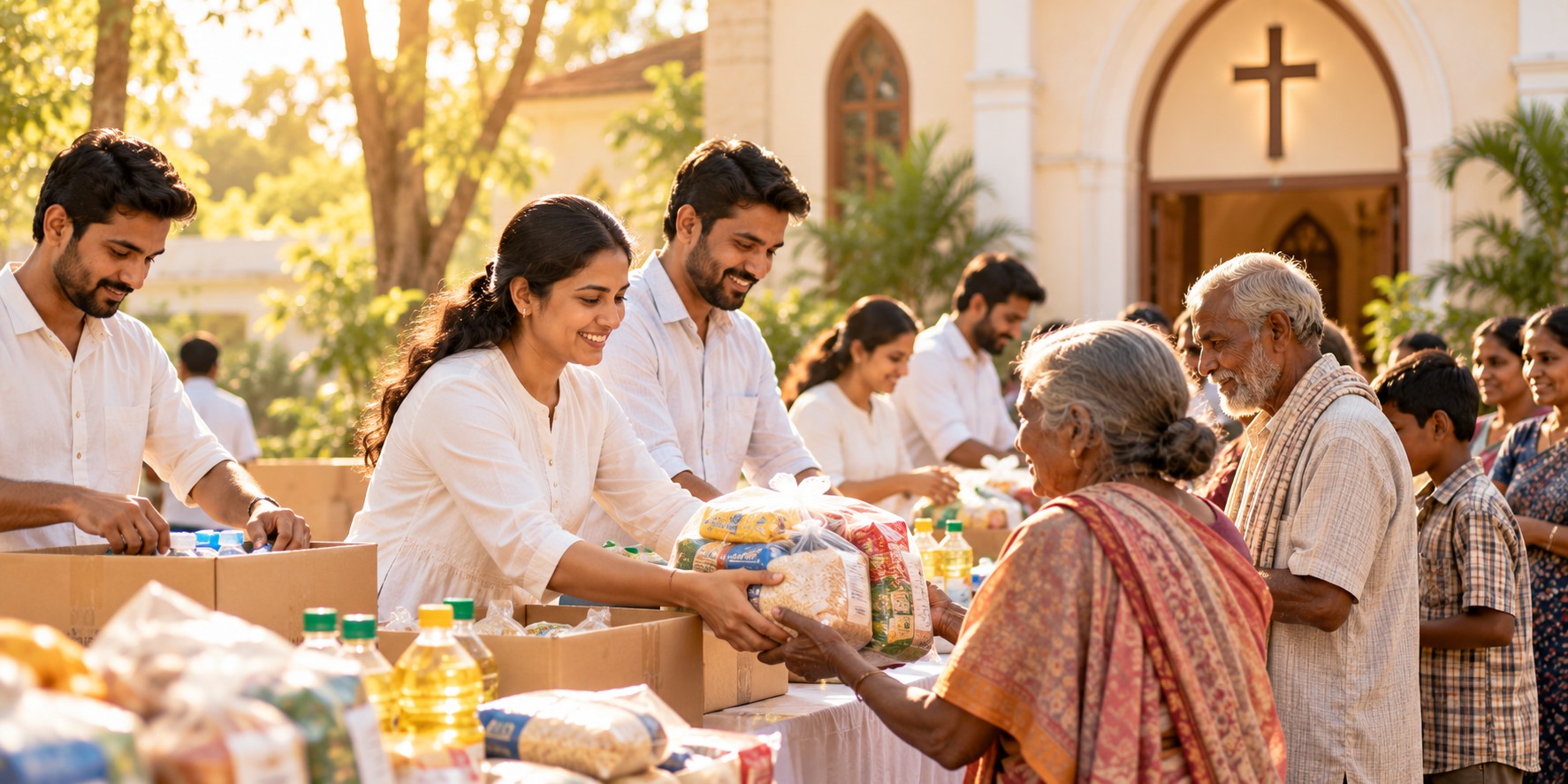Food Ration Kit Distribution to Families